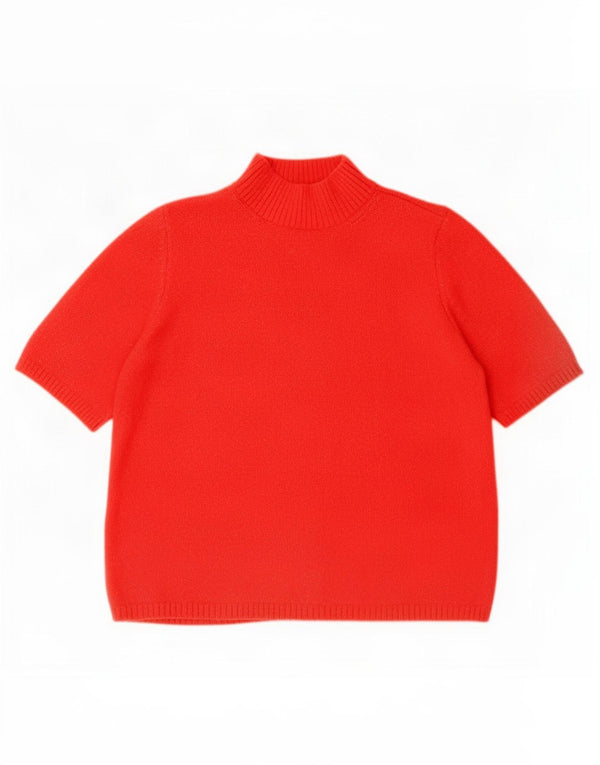 Marks & Spencer Damen-Pullover mit Rollkragen, Gr. 16, Rot