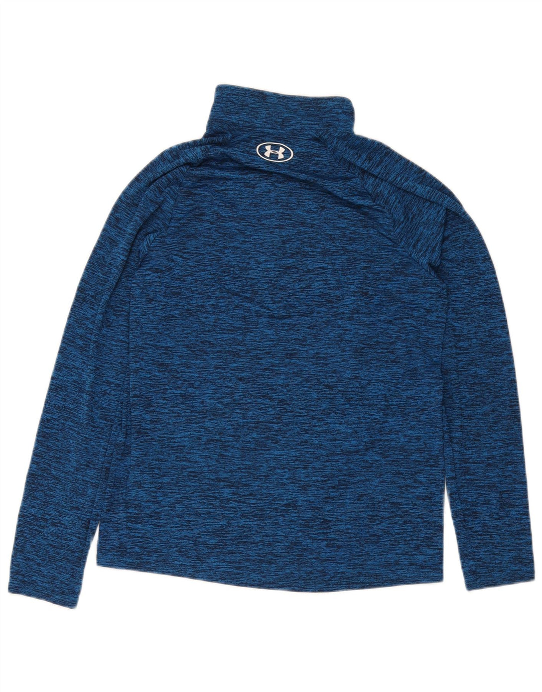 Under Armour Herren-Pullover-Trainingsanzugoberteil mit Reißverschluss und Halsausschnitt, klein, blau meliert