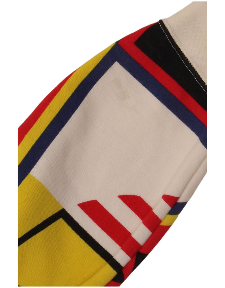 Adidas Herren-Kapuzenpullover mit Grafik, groß, mehrfarbig, Colourblock-Baumwolle