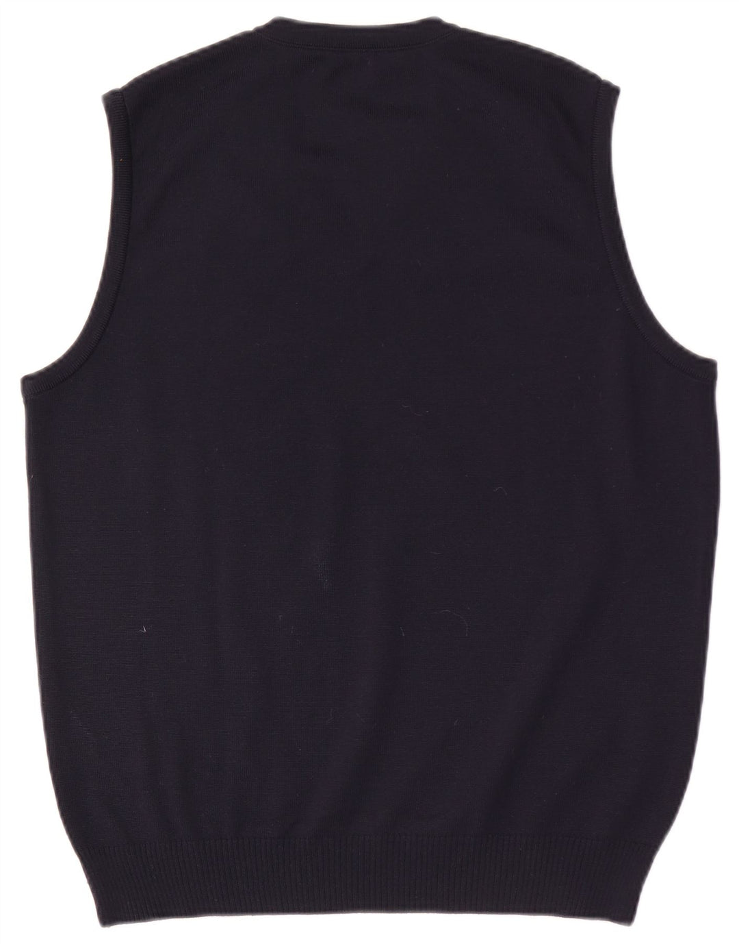 Maerz Muenchen Herren Weste Tank Top IT 50 Medium Marineblau Wolle