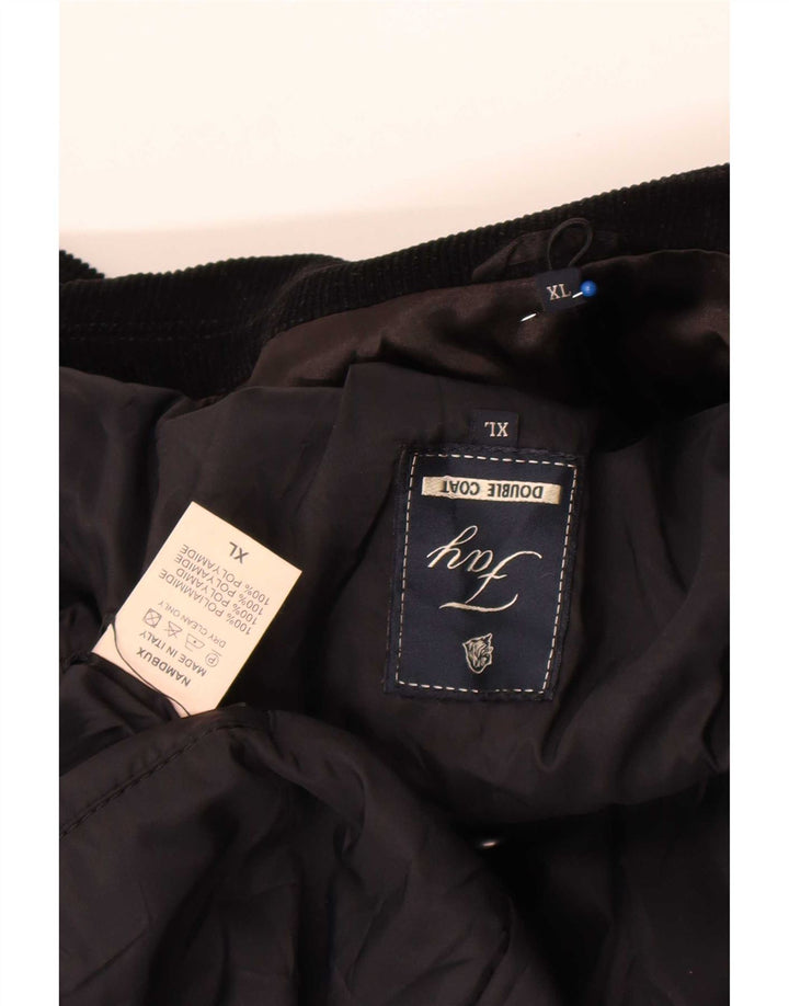 Fay Herrenmantel UK 42 XL Schwarz Polyamid