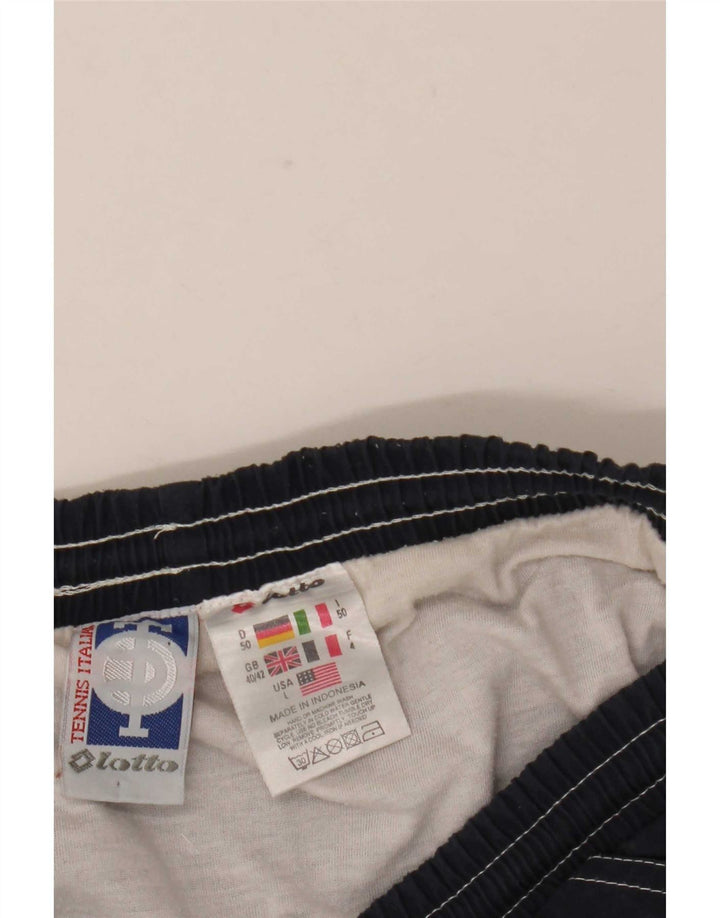 Lotto Herren-Badeshorts UK 40/42 Large Marineblau Polyester