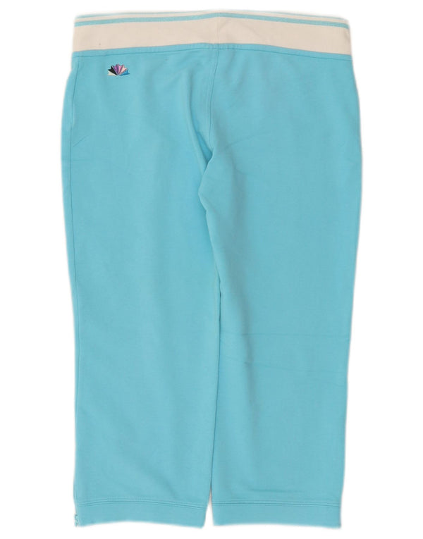 Reebok Damen Trainingshose Jogger UK 10 Small Türkis Farbblock