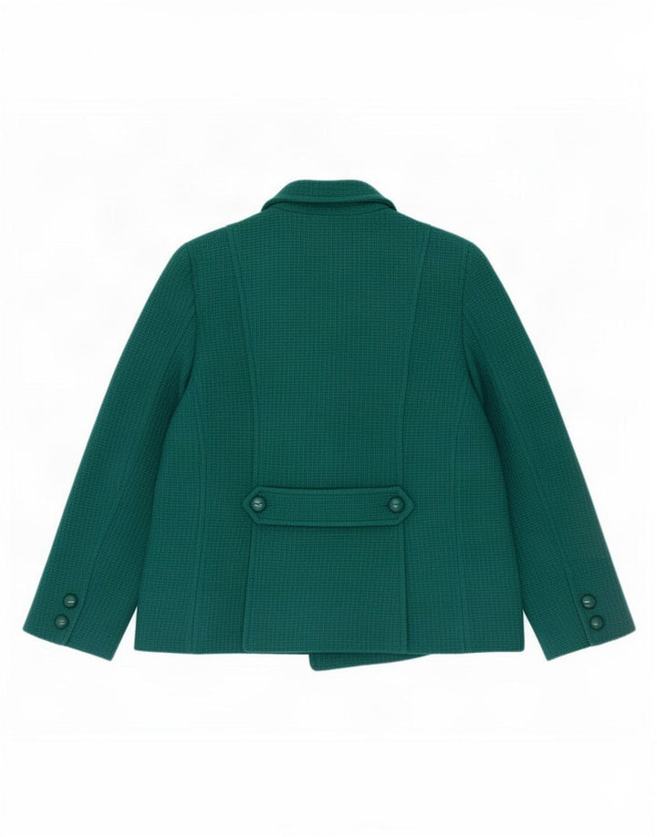 Hobbs Damen Pea Coat UK 14 Große grüne Wolle