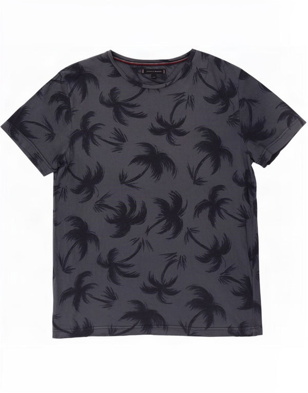 Tommy Hilfiger Herren T-Shirt Top XL Marineblaue Baumwolle