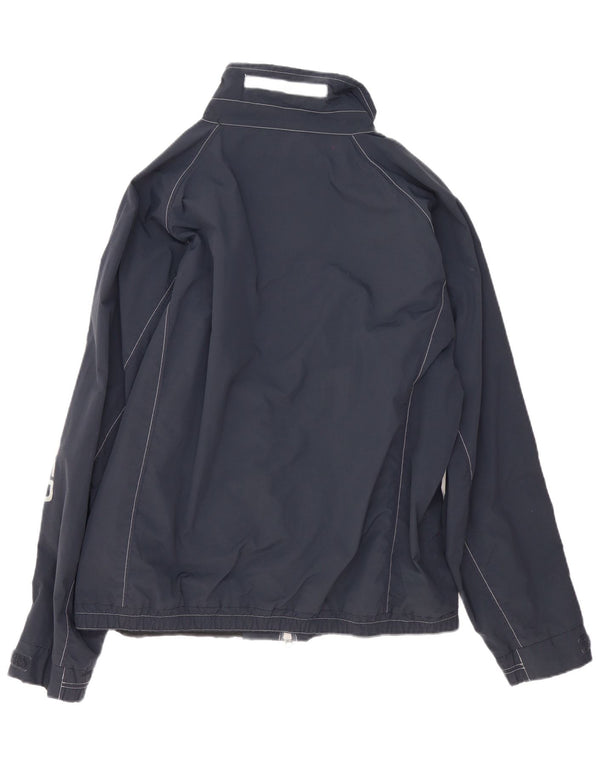 Slam Herren-Regenjacke mit Grafik, UK 44 2XL, marineblaues Nylon