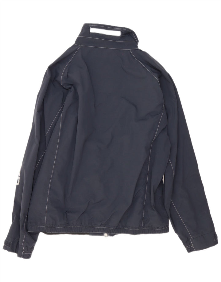 Slam Herren-Regenjacke mit Grafik, UK 44 2XL, marineblaues Nylon