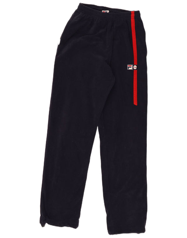 Fila Damen Trainingshose Jogger UK 16 Large Marineblau Farbblock