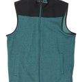 Under Armour Herren-Trainingsanzugoberteil, ärmellos, mittelgrün, Farbblock