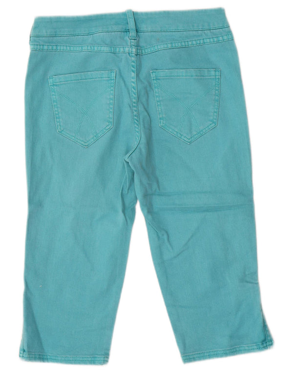 Crew Clothing Damen Bermuda Denim Shorts UK 8 Small W28 Blau