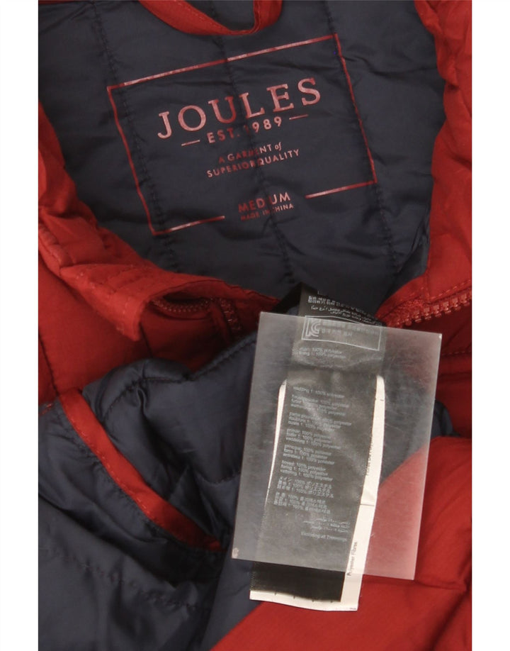 Joules Herren Wattierte Weste UK 38 Medium Burgund Polyester