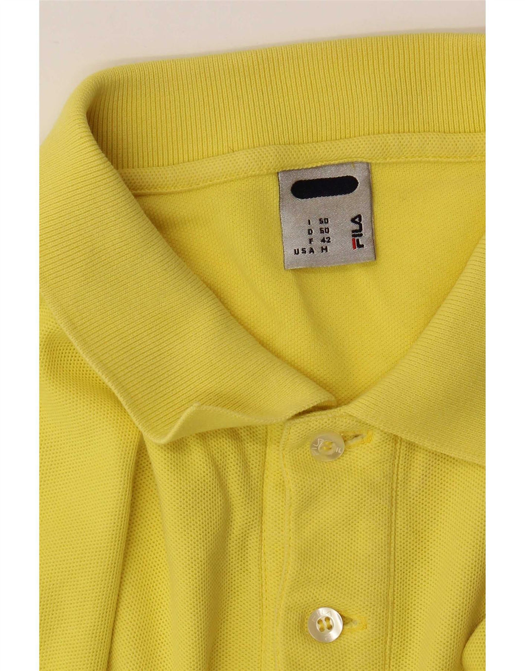 Fila Herren Poloshirt Mittelgelb