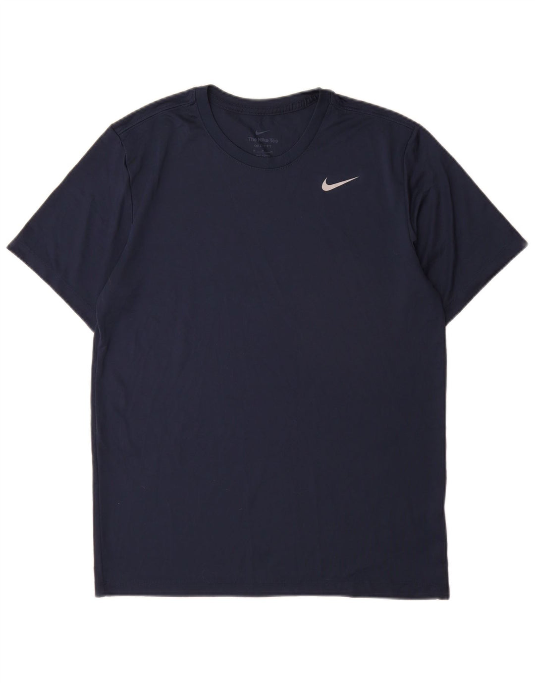Nike Herren Dri Fit T-Shirt Top Mittel Marineblau Polyester