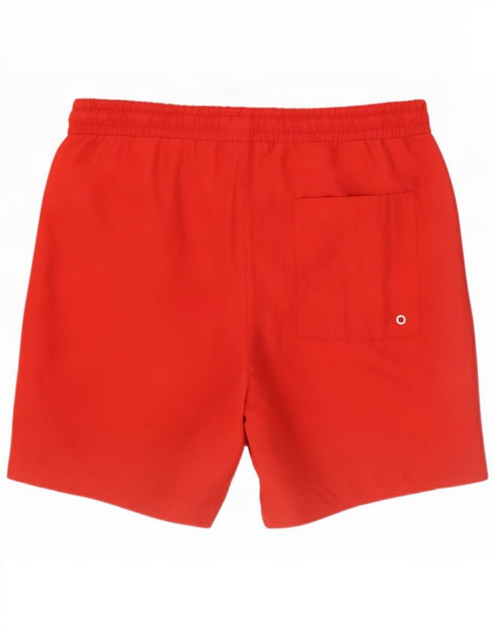 M&Co Herren-Badeshorts aus mittelrotem Polyester