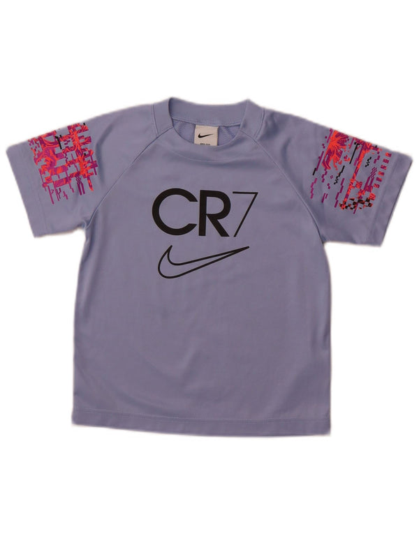 Nike Cristiano Ronaldo Grafik-T-Shirt für Mädchen, 6–7 Jahre, Größe L, Lila