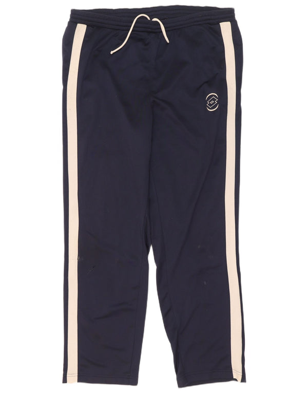 Lotto Herren-Trainingshose, UK 42/44, XL, Marineblau, Farbblock-Polyester