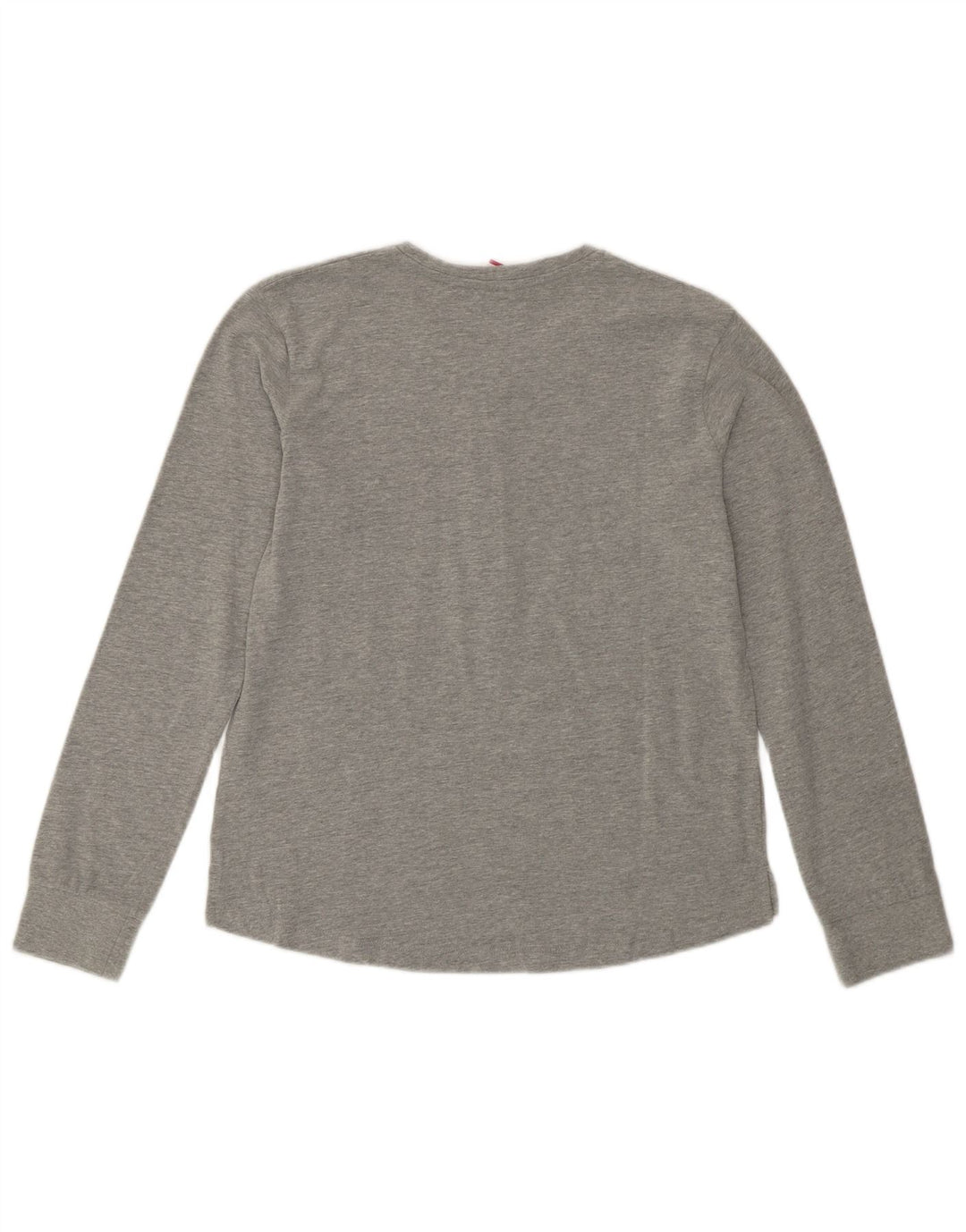 Lotto Womens Graphic Top Langarm UK 10 Small Grau Baumwolle