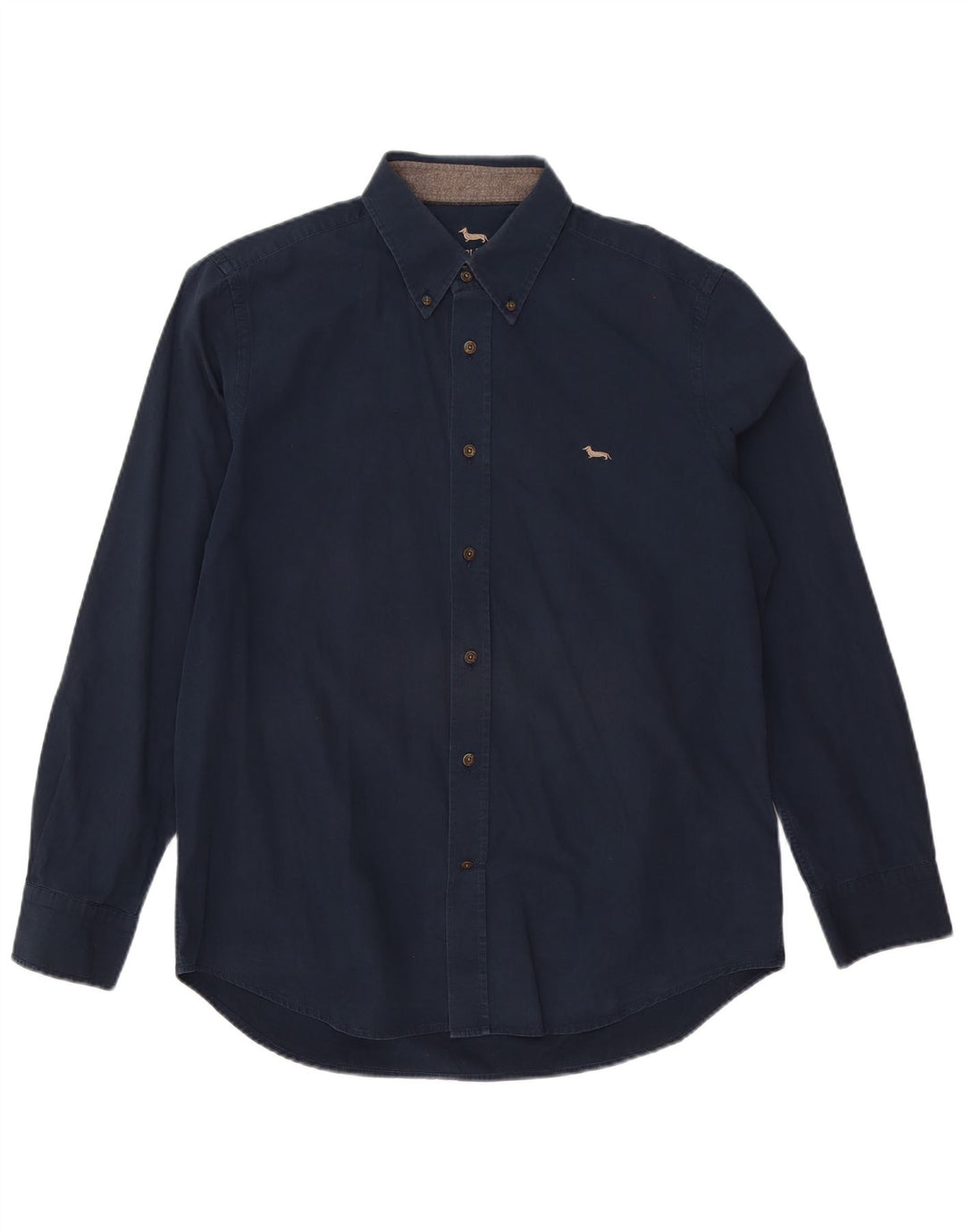 Harmont & Blaine Herren Regular Fit Hemd XL Marineblau