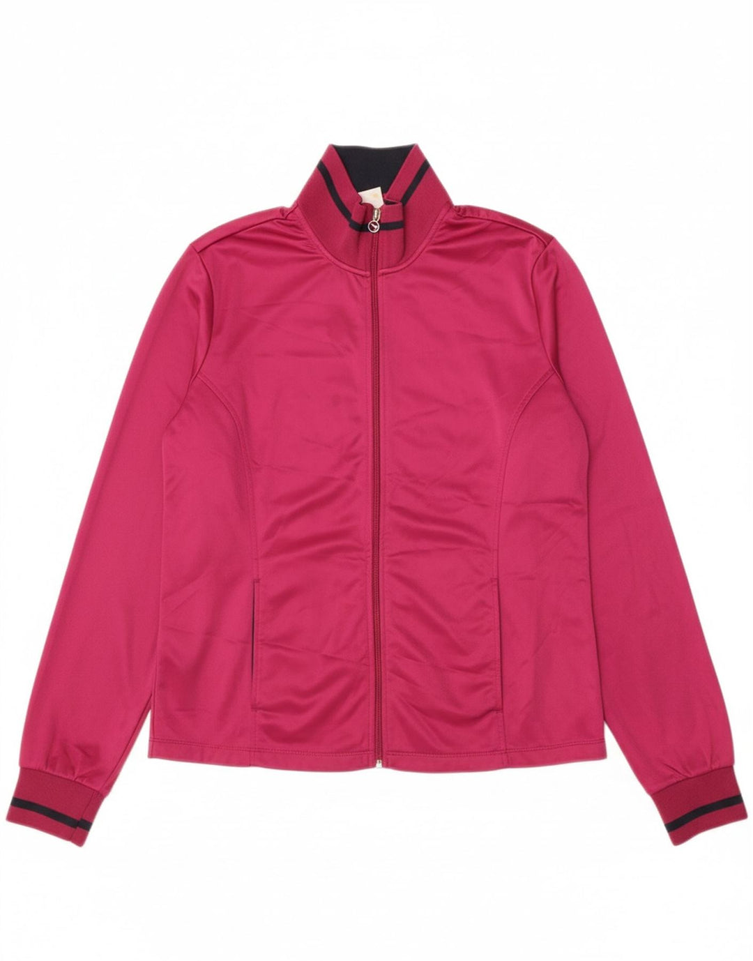 DIADORA Womens Tracksuit Top Jacket UK 20 2XL Pink Polyester