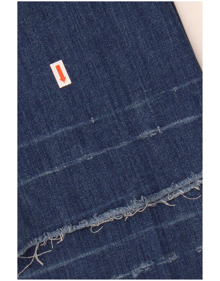 Massimo Dutti Damen Schlagjeans W27 L30 Blau