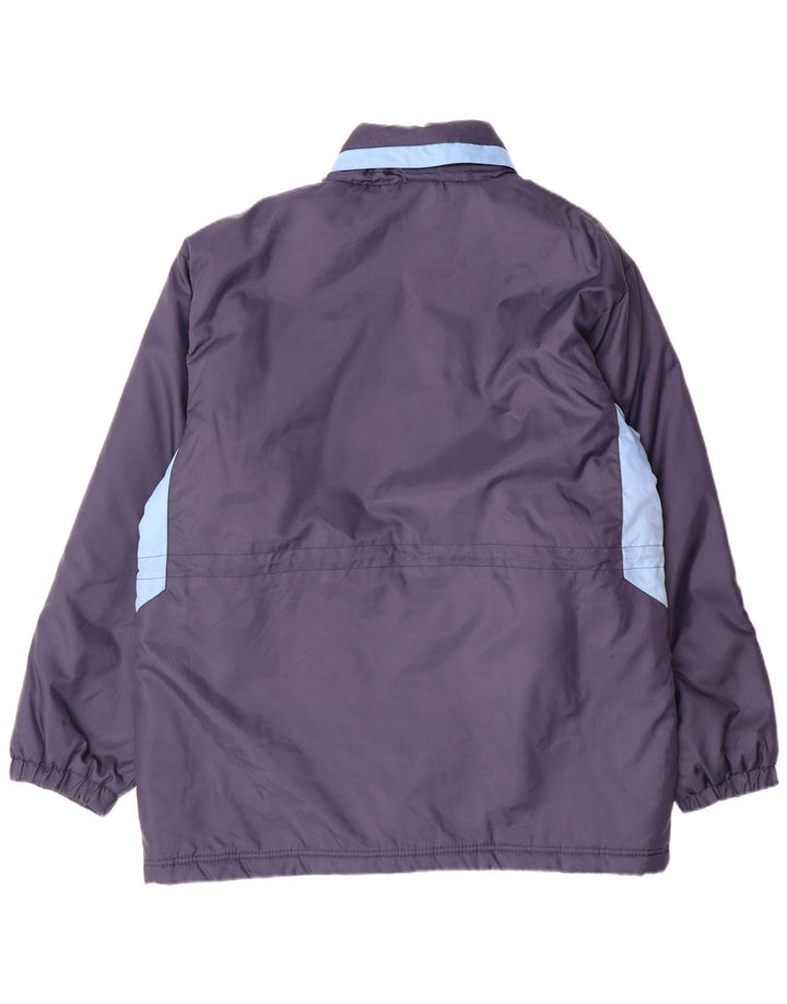 UMBRO Herren-Mantel mit Kapuze, gepolstert, UK 38, Mittel, Marineblau, Colourblock-Nylon