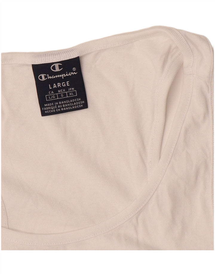 Champion Damen-Top mit Grafik, UK 14, Größe L, Weiß