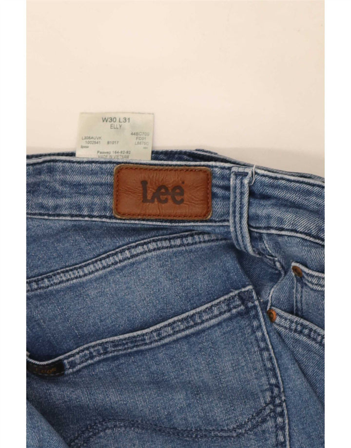 Lee Damen Elly Slim Jeans W30 L31 Blaue Baumwolle