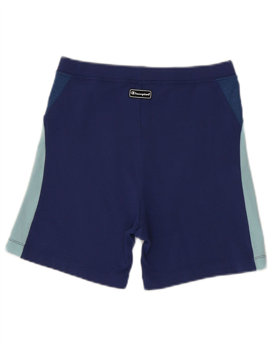 CHAMPION Sportshorts für Jungen, 11–12 Jahre, groß, marineblaues Colourblock-Nylon