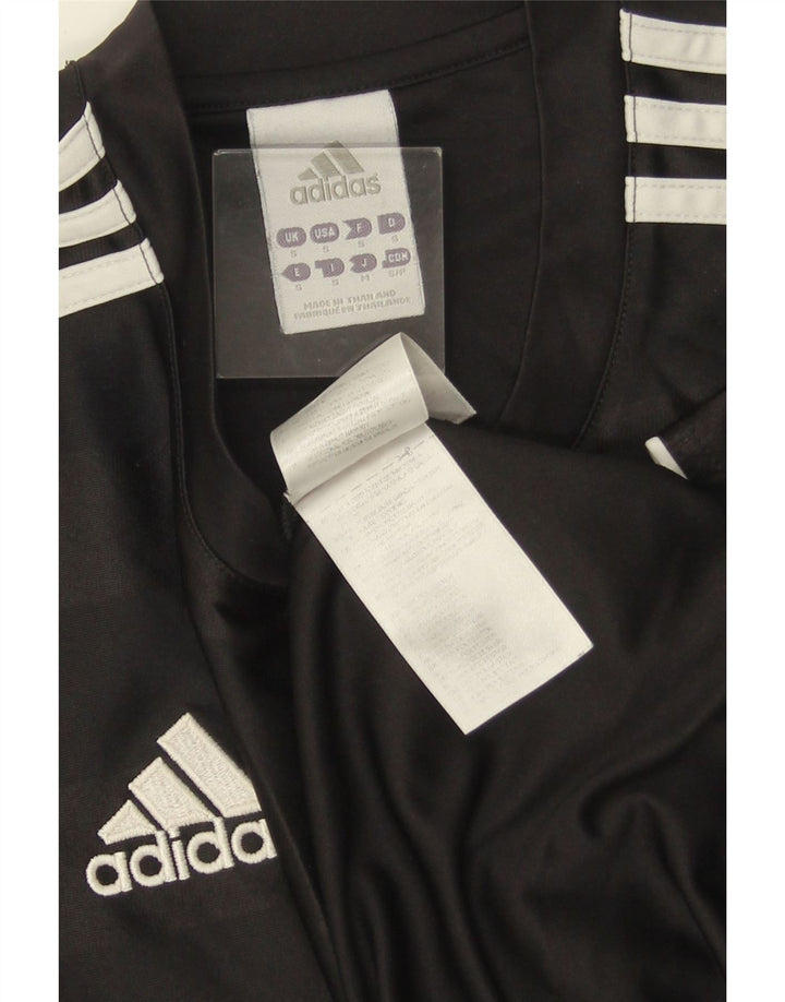 ADIDAS Herren Climalite Graphic T-Shirt Top Kleines schwarz gestreiftes Polyester