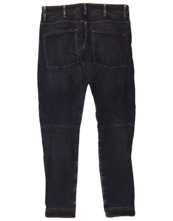 G-Star Herren Slim Jeans W34 L34 Marineblaue Baumwolle