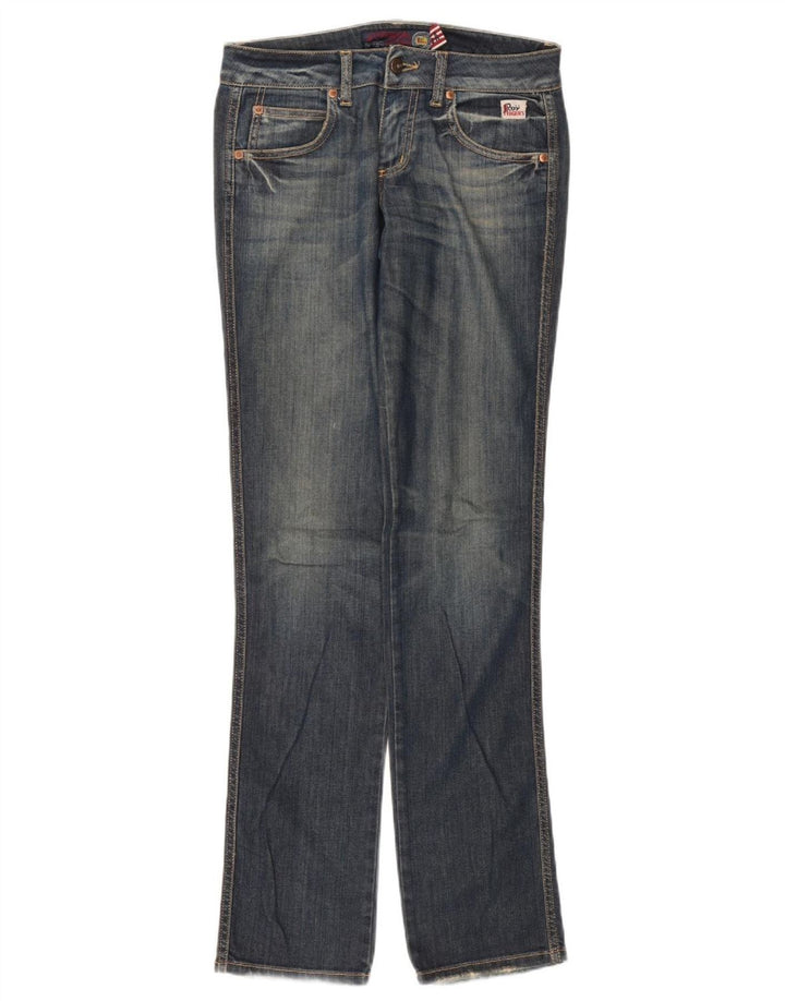 Roy Rogers Damen Straight Jeans W30 L33 Marineblau