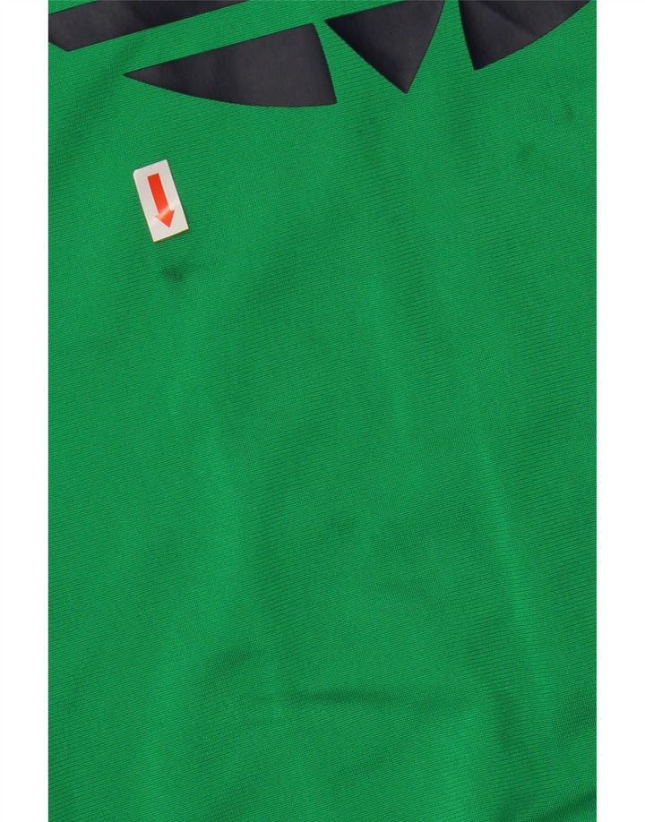 Adidas Damen Graphic Trainingsanzug Top Jacke EU 40 Mittelgrünes Polyester