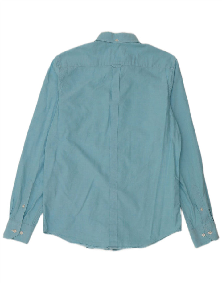 BEN SHERMAN Herrenhemd mittelblaue Baumwolle