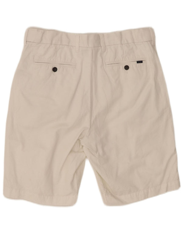 MARKS & SPENCER Mens Chino Shorts W34 Large White Cotton