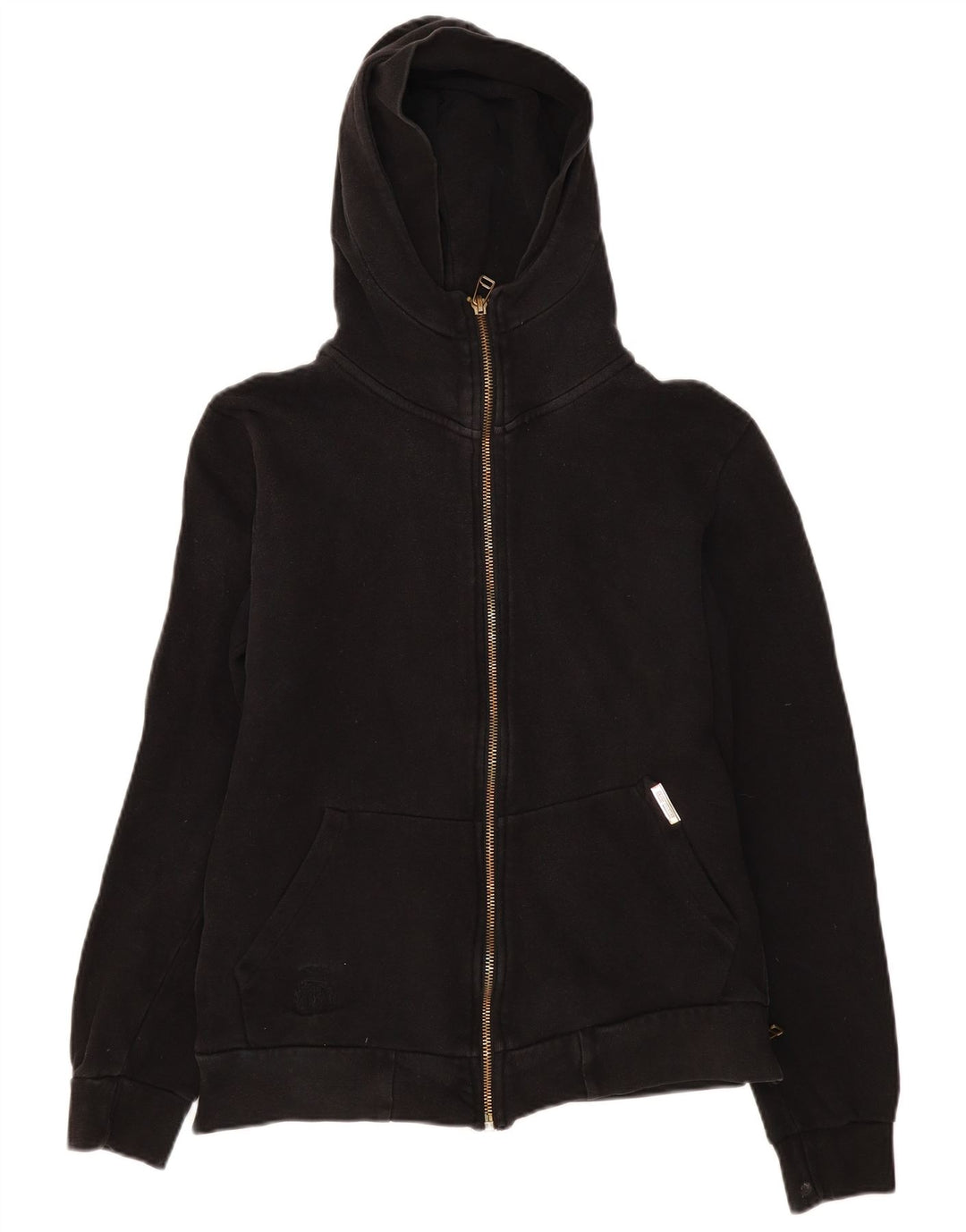 Zara Herren Zip Hoodie Pullover XL Schwarz
