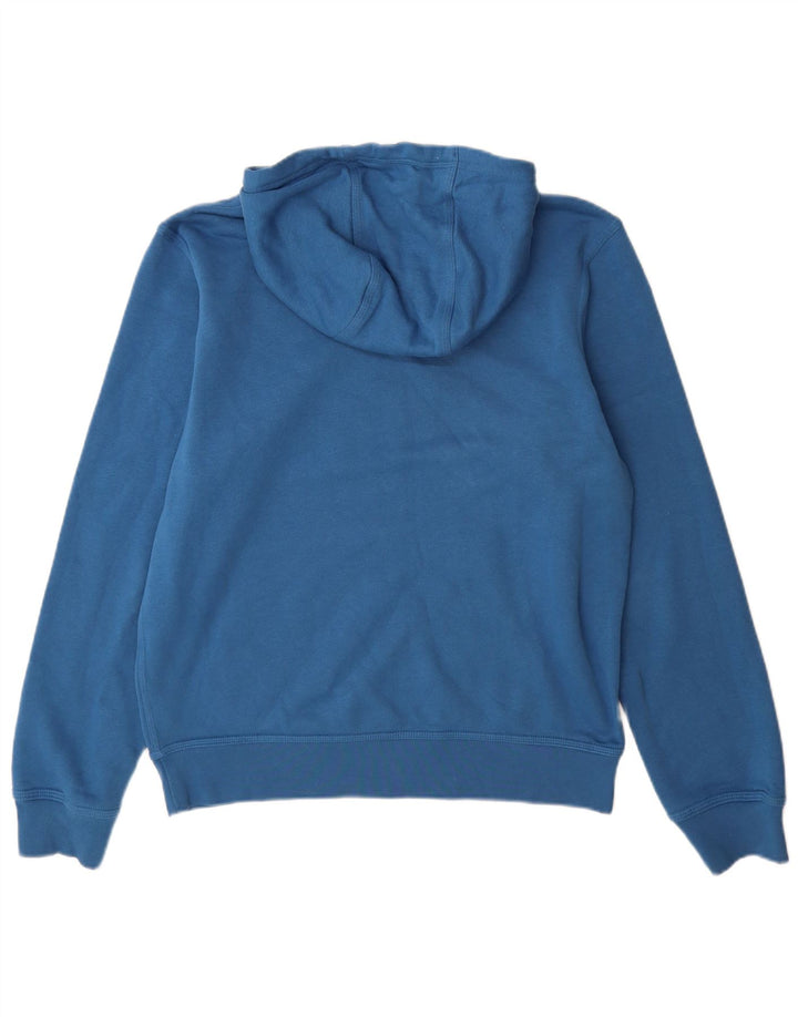 Nike Herren Kapuzenpullover aus mittelblauer Baumwolle