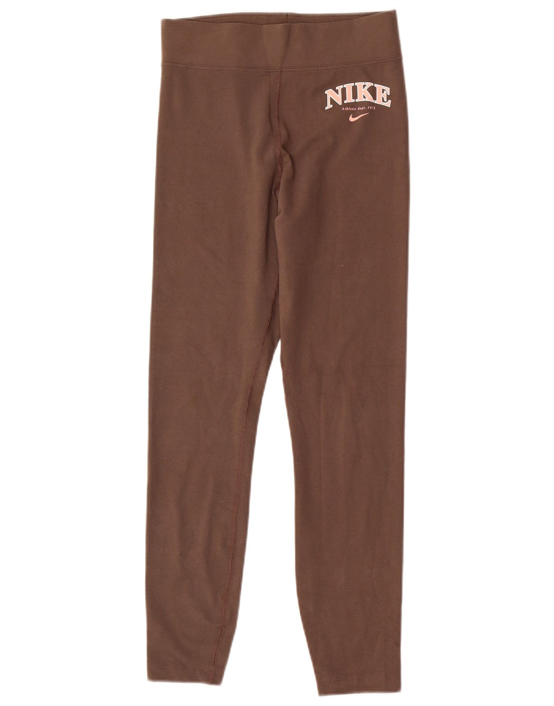 Nike Womens Graphic Leggings UK 10 Small Braune Baumwolle