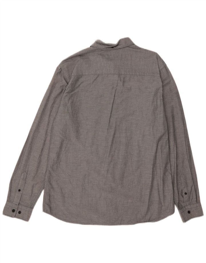 Jack & Jones Herren Slim Fit Hemd XL Grau Baumwolle