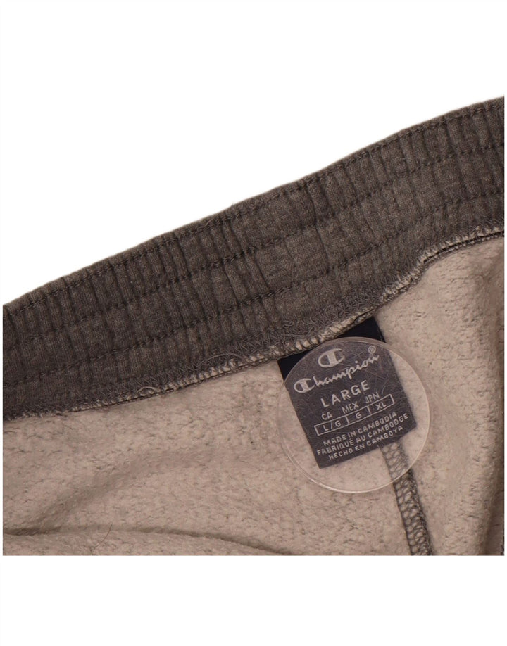 CHAMPION Mens Tracksuit Trousers Joggers Large Grey