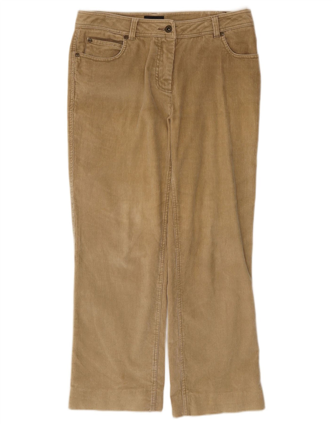 Sergio Tacchini Damen Bootcut-Cordhose IT 42 Medium W32 L26 Beige