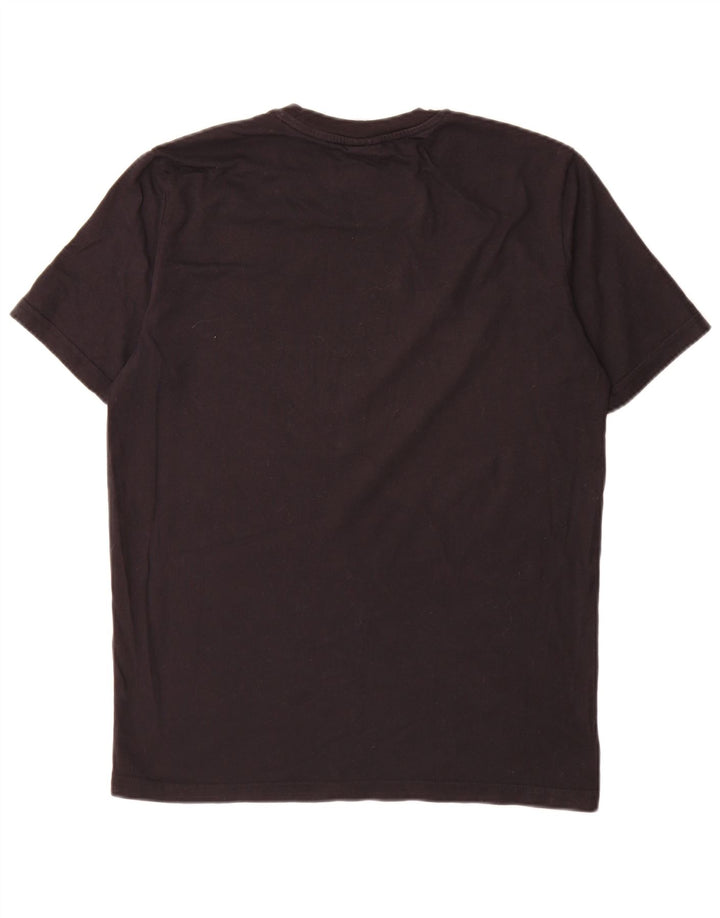 Champion Herren-T-Shirt mit Grafik, Größe S, schwarze Baumwolle