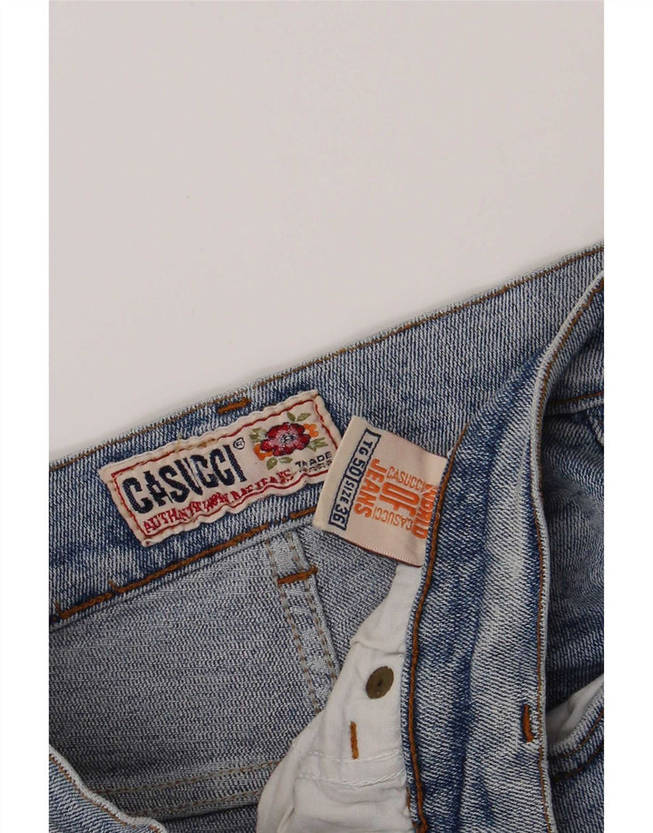 Casucci Damen-Jeans mit hoher Taille, W29, L26, blaue Baumwolle