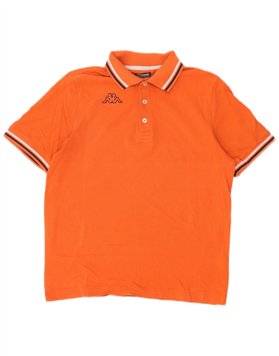 KAPPA Herren Poloshirt Mittelorange Baumwolle
