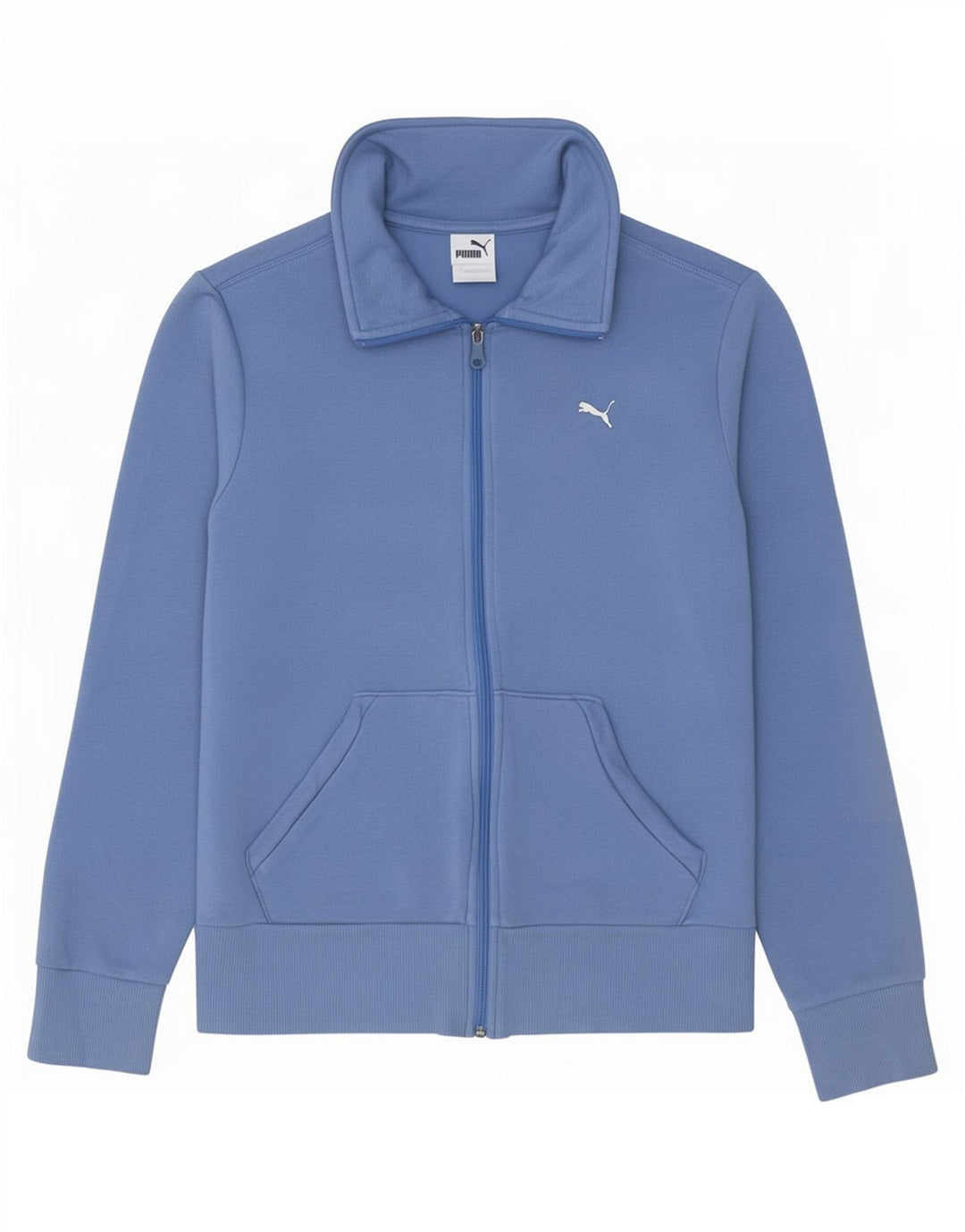 Puma Damen Trainingsanzug Top Jacke UK 12 Mittelblau