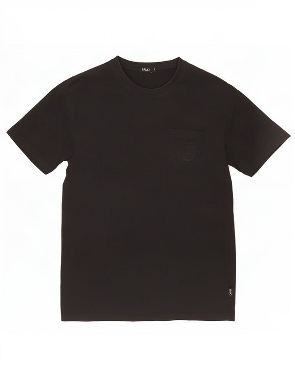 Liu Jo Herren T-Shirt Top Small Schwarz Baumwolle