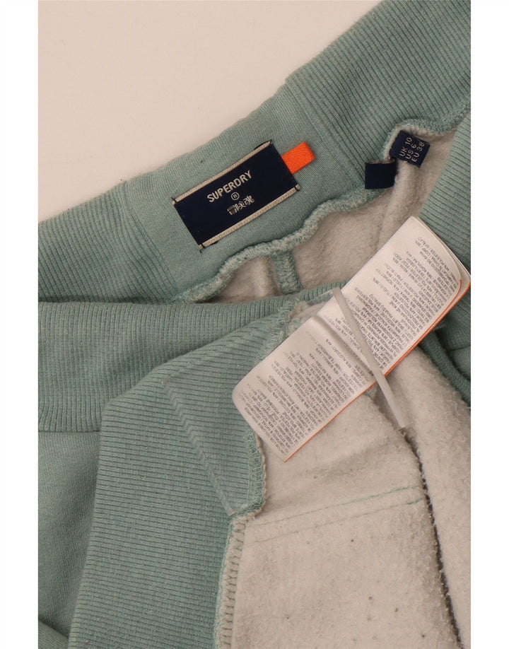 Superdry Damen-Overall-Trainingsanzug, Gr. 10, Größe S, Grün, Baumwolle
