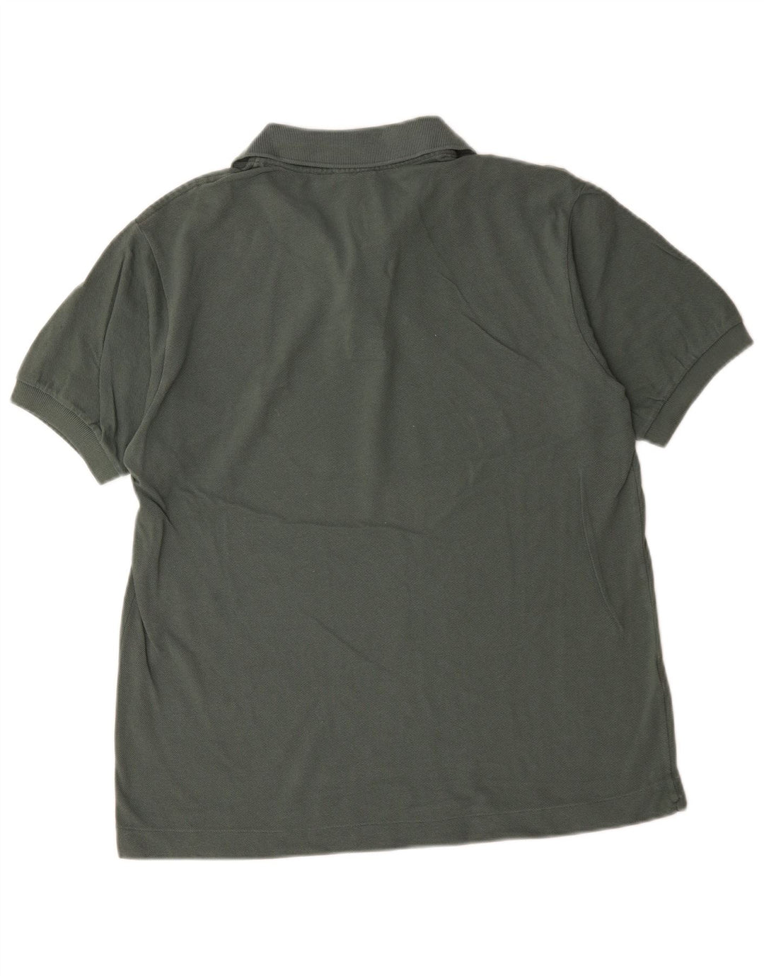 Lacoste Herren-Poloshirt, Größe 4, mittelgrüne Baumwolle