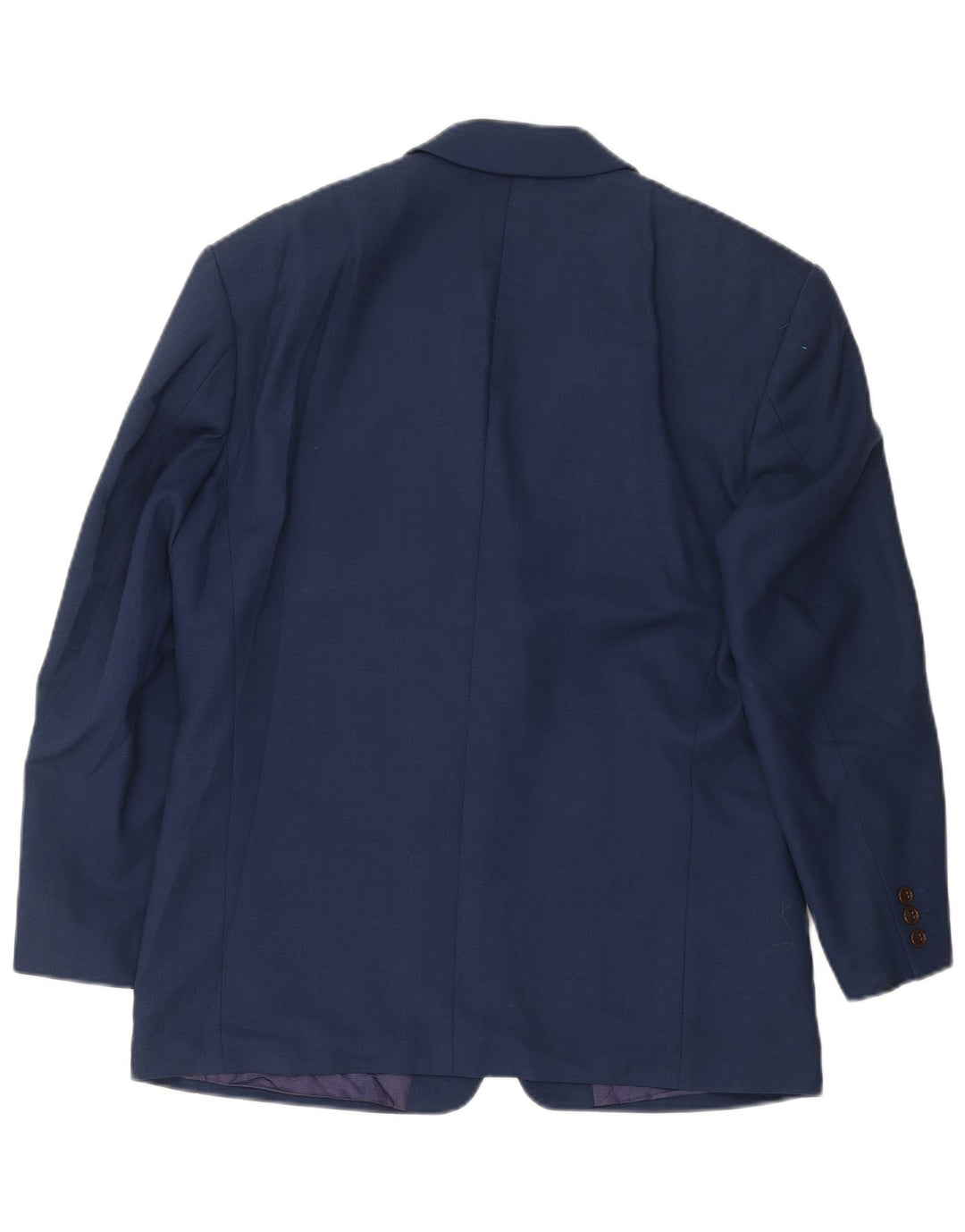 Marks & Spencer Herren-Blazer mit 3 Knöpfen, UK 40, mittelblaue Viskose