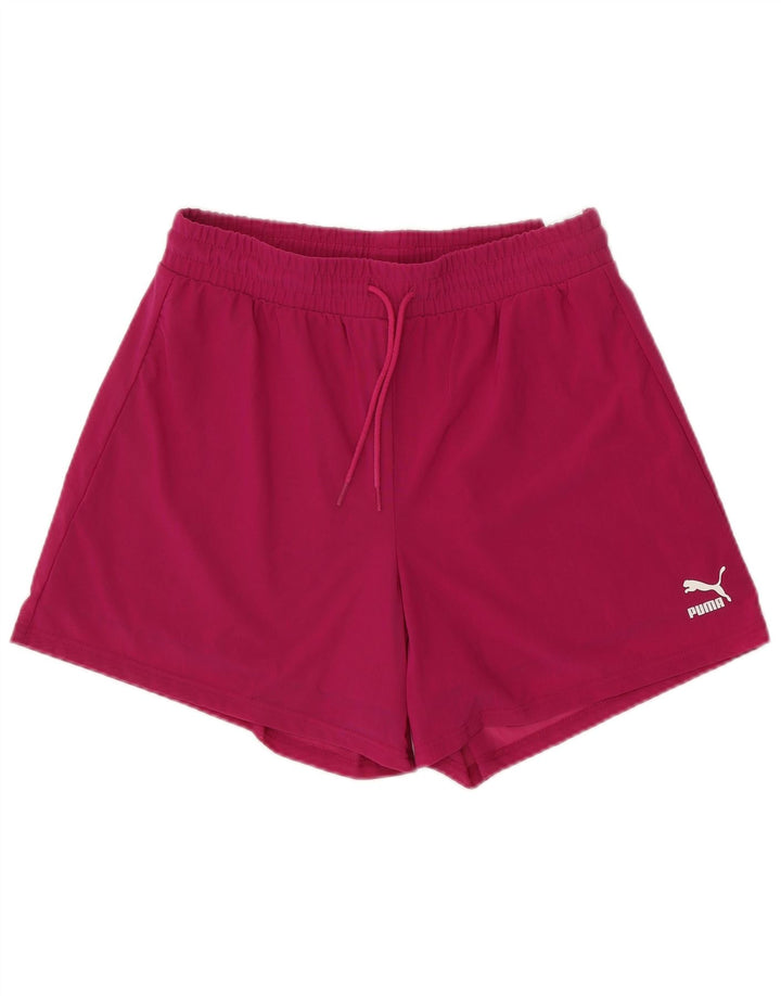 Puma Damen Sportshorts UK 14 Mittelrosa Nylon