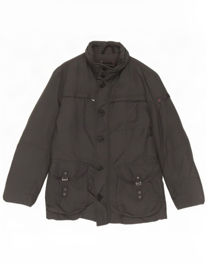 PEUTEREY Herren-Utility-Jacke EU 50 Mittelgraues Polyamid